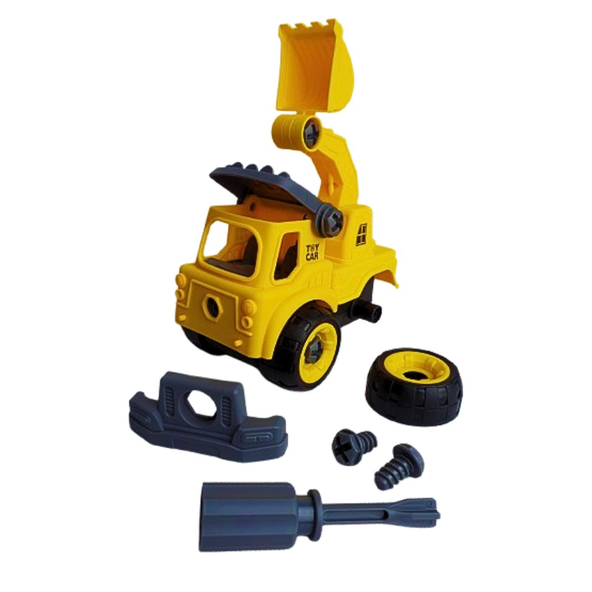 Brinquedo Carrinho Monta E Desmonta Escavadeira - Ark Toys Brinquedo Carrinho Monta E Desmonta Escavadeira - Ark Toys